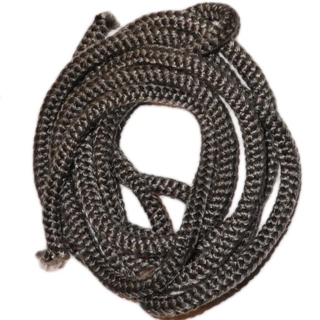 Tresse ronde en fibre de verre céramique noire, au mètre MT et DES