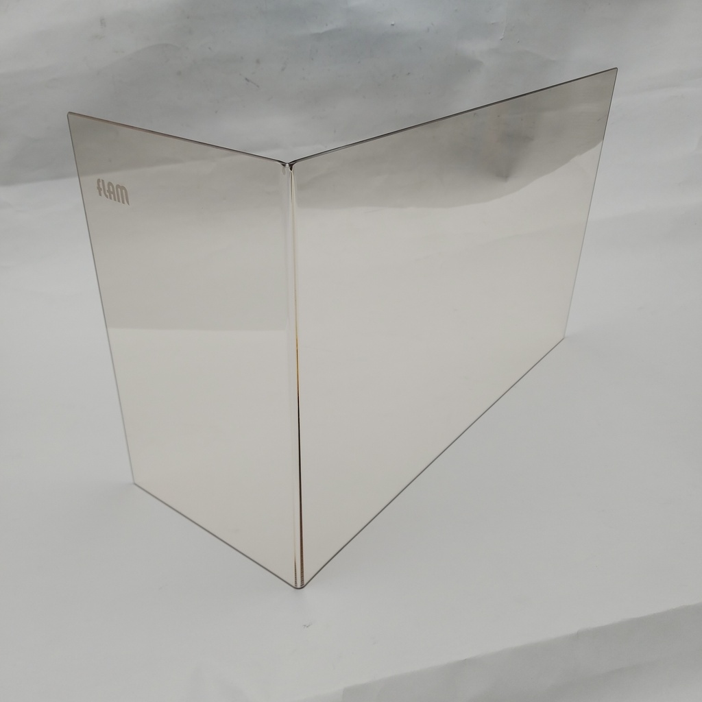 [GLAS.V.E-0021] Ceramic glass ECCO DES 68/45 Corner Left Flat, ** Emblem