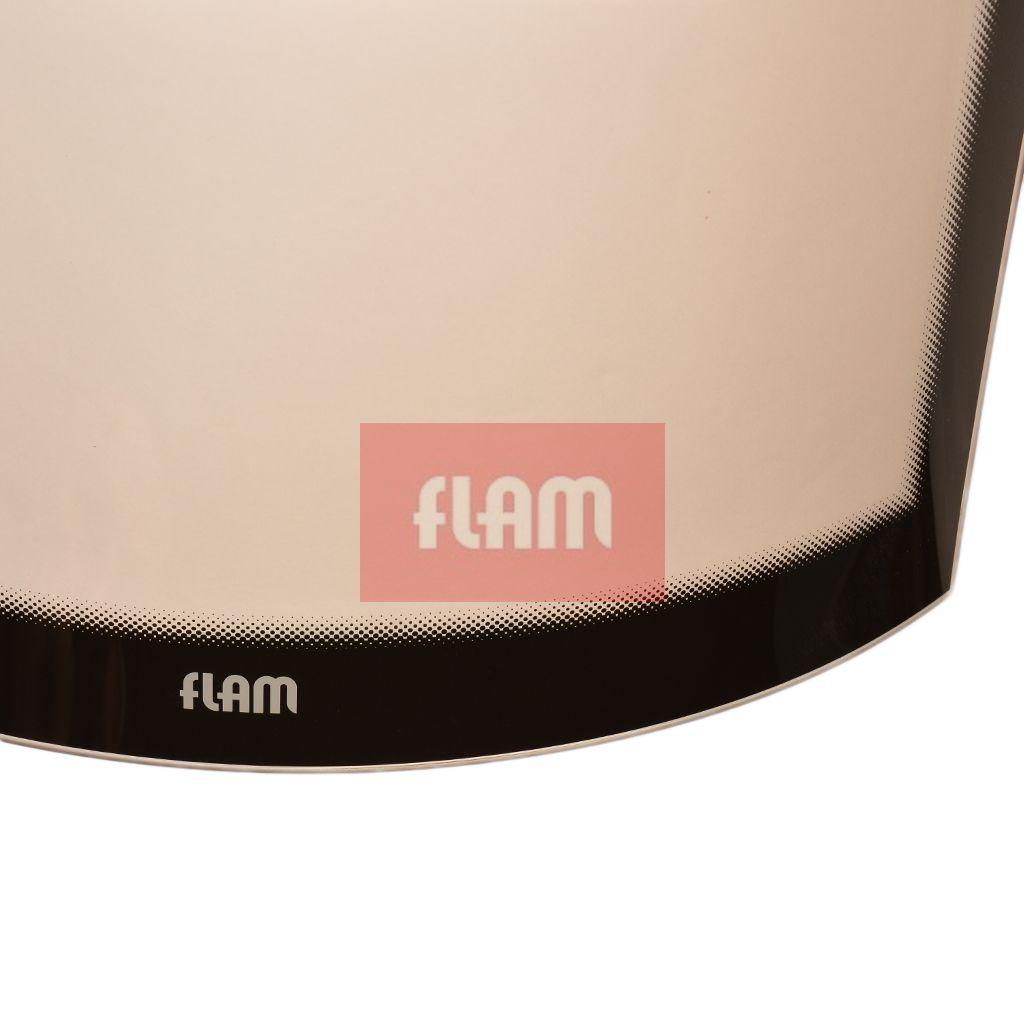 [GLAS.R.E-0009] Keramisch bedrukt glas Rondo Rond + embleem