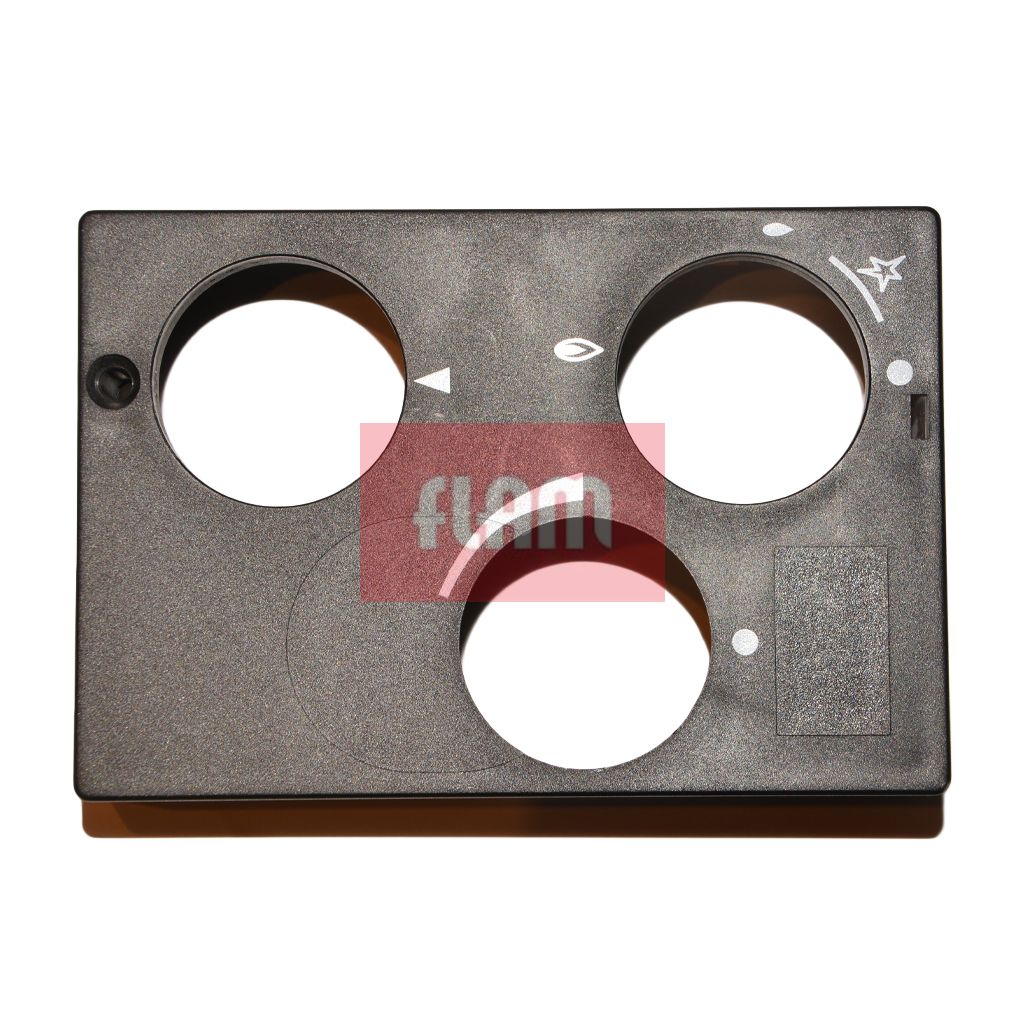 [ALGAS523-0001] Bedieningsplaatje gasregelblok Mertik Maxitrol