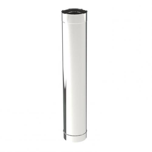 Enkelwandige buis INOX / RVS diameter 180mm, 100cm lang.