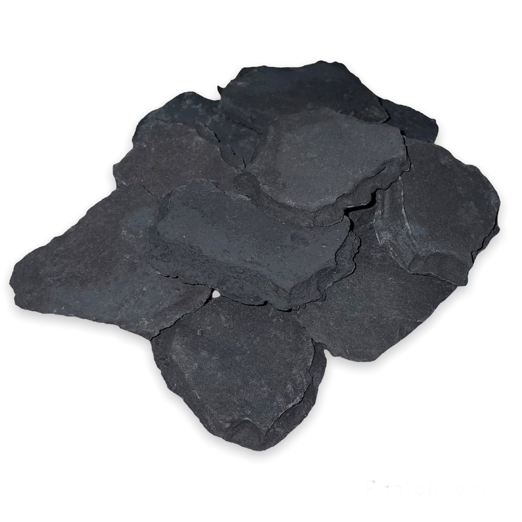 Imitation coals Anthracite Gray Glow Chips KWADRA 80 Front (600ml/bag)