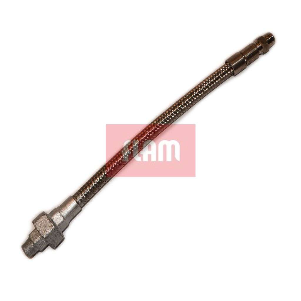 Inox Flexible L400 3/8" avec raccord à vis