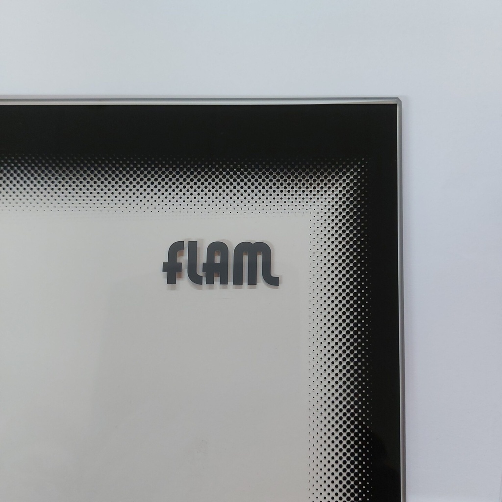 [GLAS.V.E-0023] Keramisch bedrukt glas MT** (MTplus) 68/57 vlak met Embleem