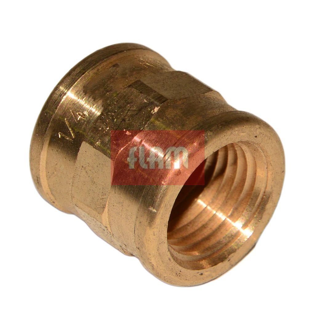 [SANK-0012] Mof Messing 1/4" lengte 22mm voor Bedbrander (VSH-CR)