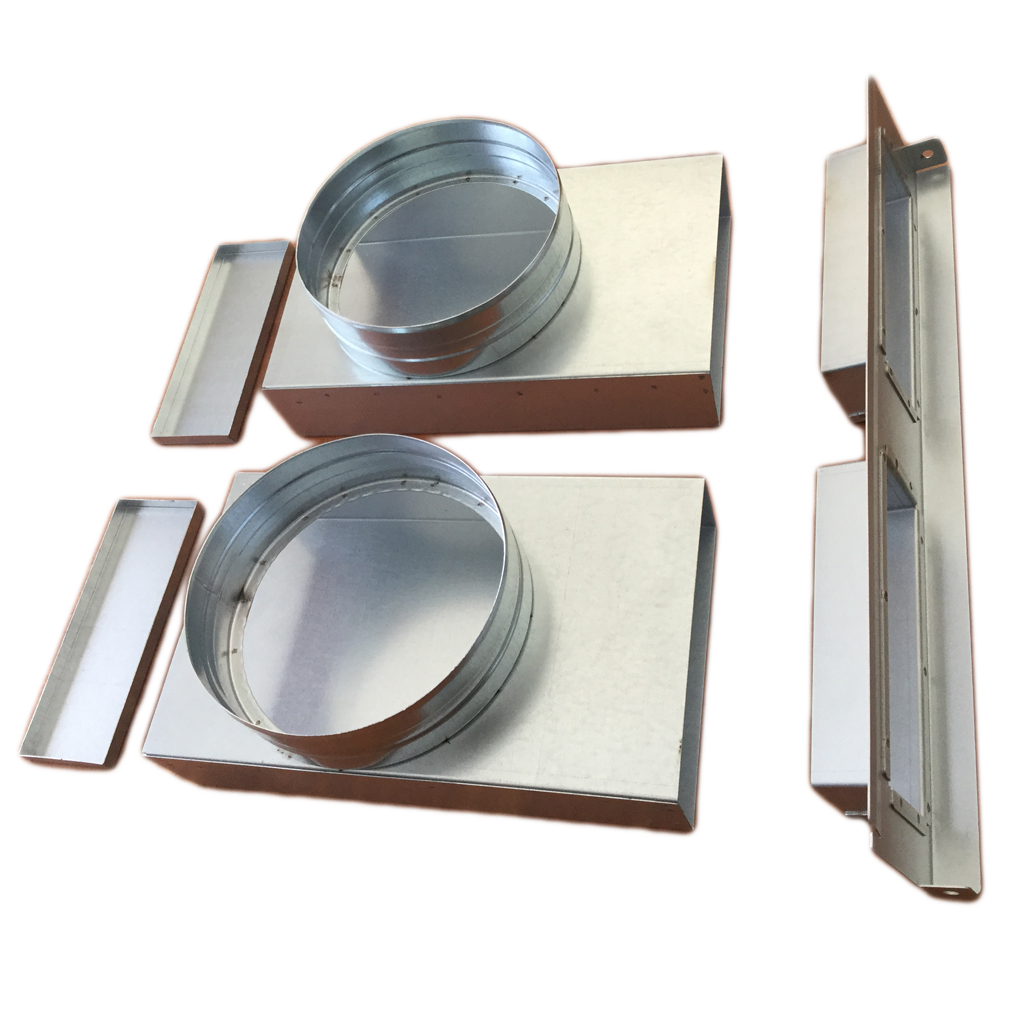 [HWK40060] Rooster aansluitstuk voor rooster Design LUX 400 x 60 mm