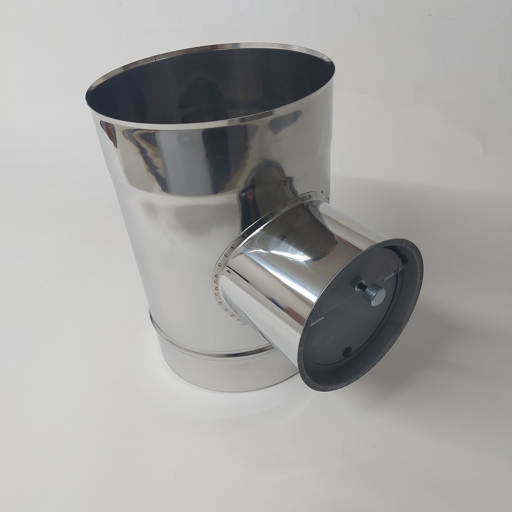 T-stuk met trekregelaar 125