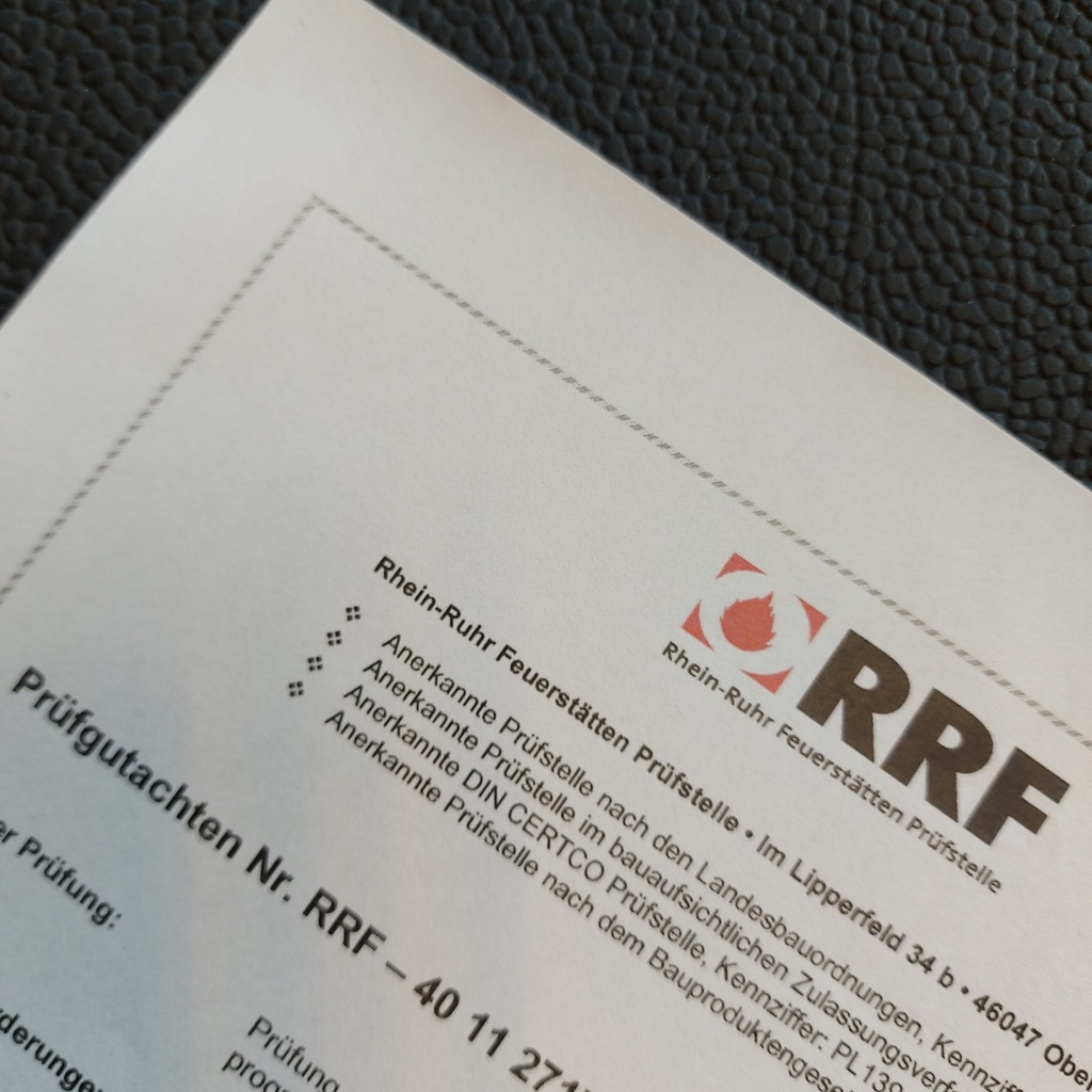 Test report (Inspection certificate), Flam MT63/50