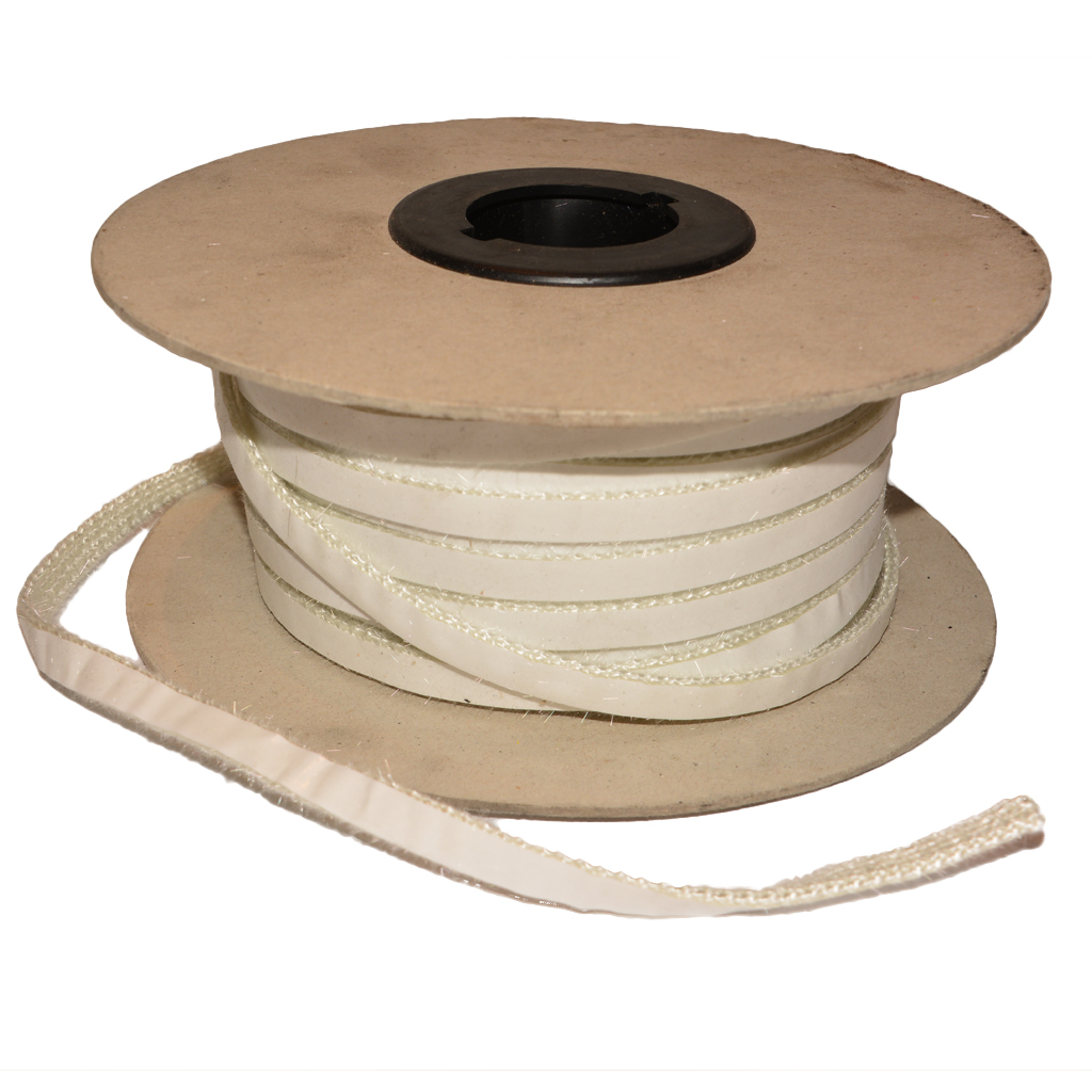 [DICHTKGB.P3.10/W/Z] Ker. Glasvezelband dikte3mm b10mm/Wit/Zelfklevend