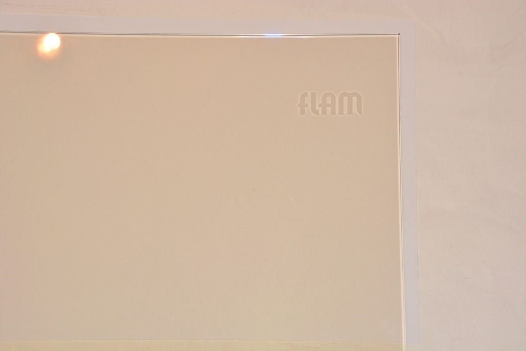 [GLAS.V.E-0001] Verre céramique TC1/TK1 plat, avec emblème