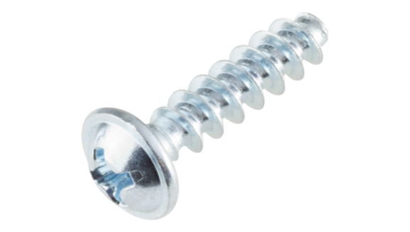 Schroef 3x10 tbv kunststof